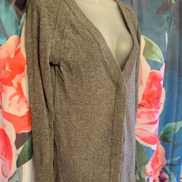 Lambs Wool & Cashmere Long Cardigan - Picture 3 of 8